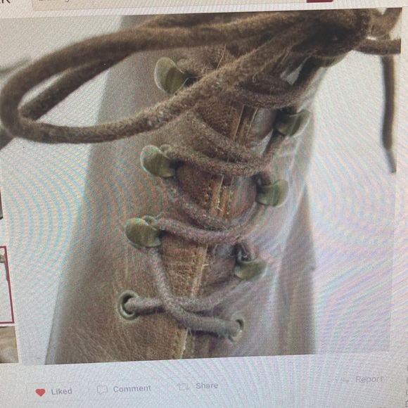 Dan Post Vintage Pointed Toe Lace-Up Boots sz 7.5M - Picture 7 of 11